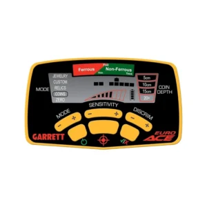 Garrett EuroAce detector display and controls