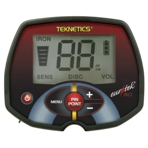 Teknetics Eurotek Pro detector display and controls