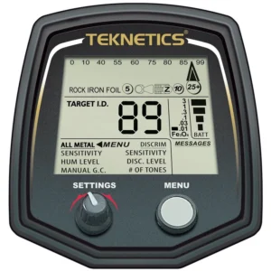 Teknetics T2 detector display and controls