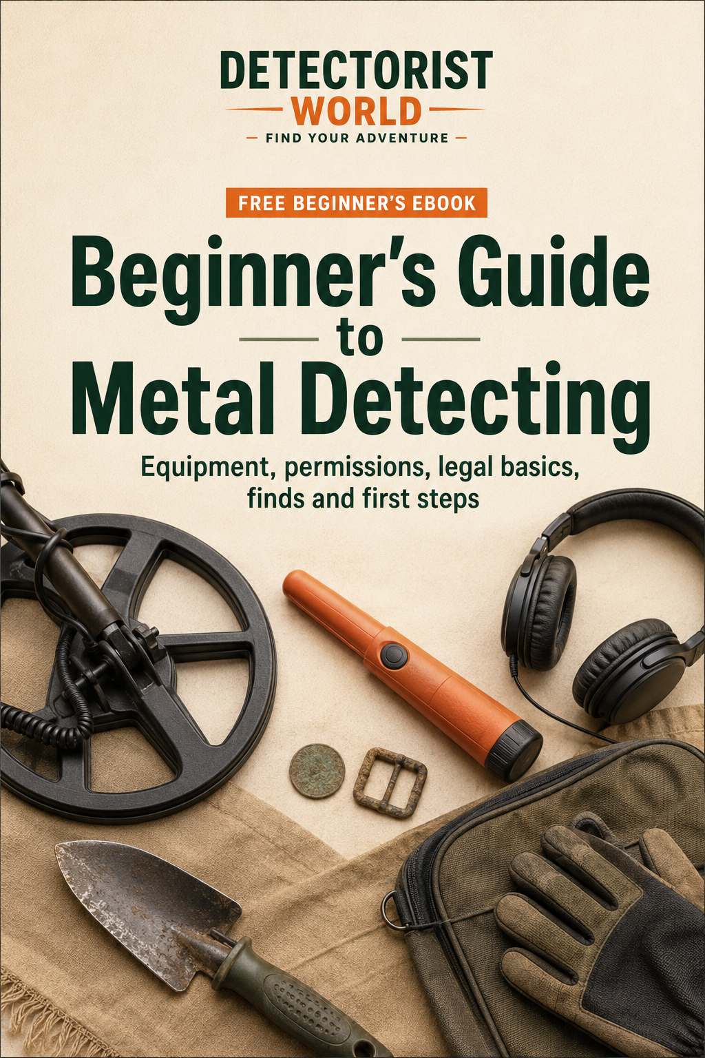 Detectorist World Beginner’s Guide to Metal Detecting ebook cover