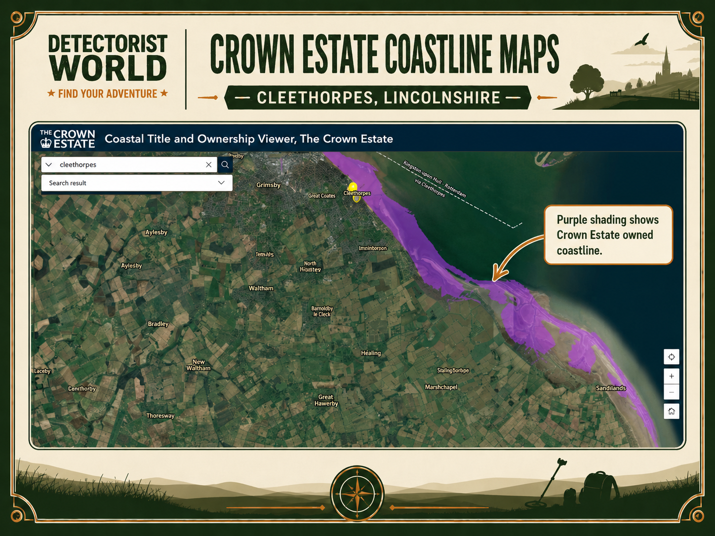 Crown Estate Maps For Metal Detecting